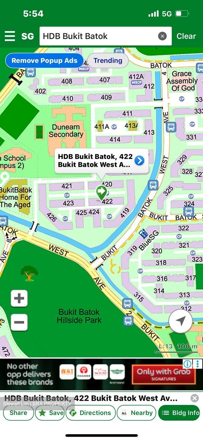 Blk 422 Bukit Batok West Avenue 2 (Bukit Batok), HDB 4 Rooms #504569021